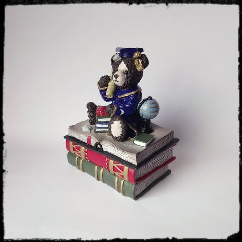 Wizard Teddy Bear Trinket Box