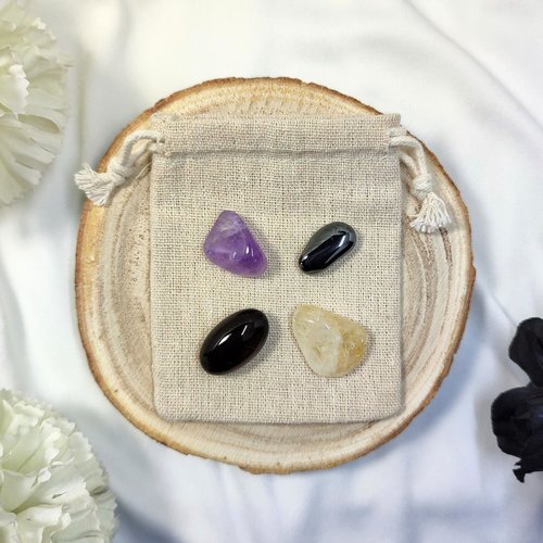 Breaking Bad Habits, Addiction & Recovery Crystal Set with Guide