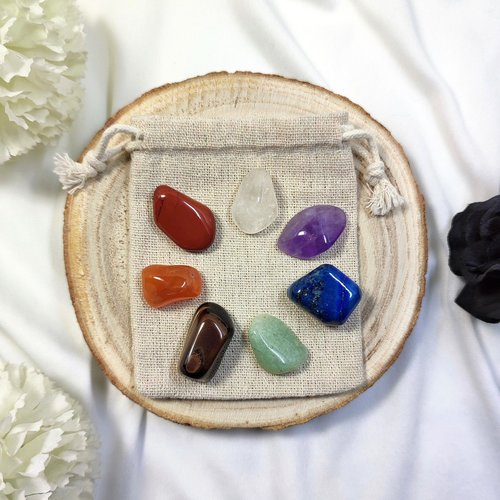 Chakra Clearing & Activation Crystal Set with Guide