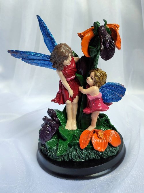 Mother and Child Woodland Fairy Statue