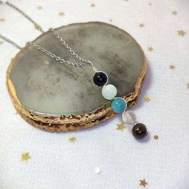 Cancer Gemstone Pendant