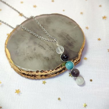 Aquarius Gemstone Pendant