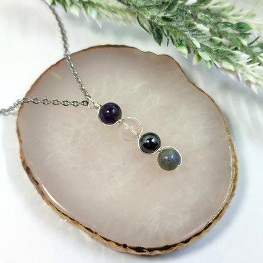 Empath Protection Gemstone Pendant