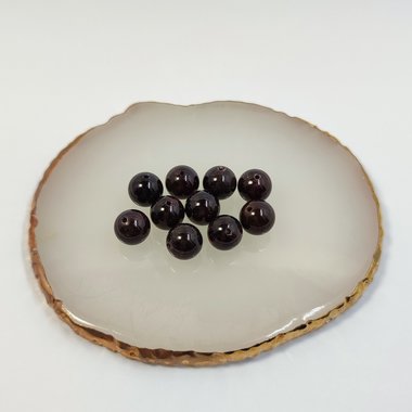 Natural garnet beads 8mm