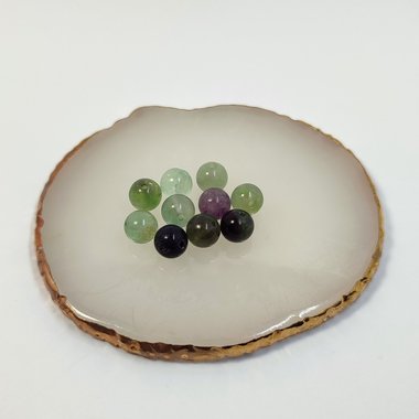 Natural fluorite beads 8mm