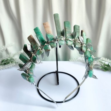 DIANA Amazonite Crystal Crown